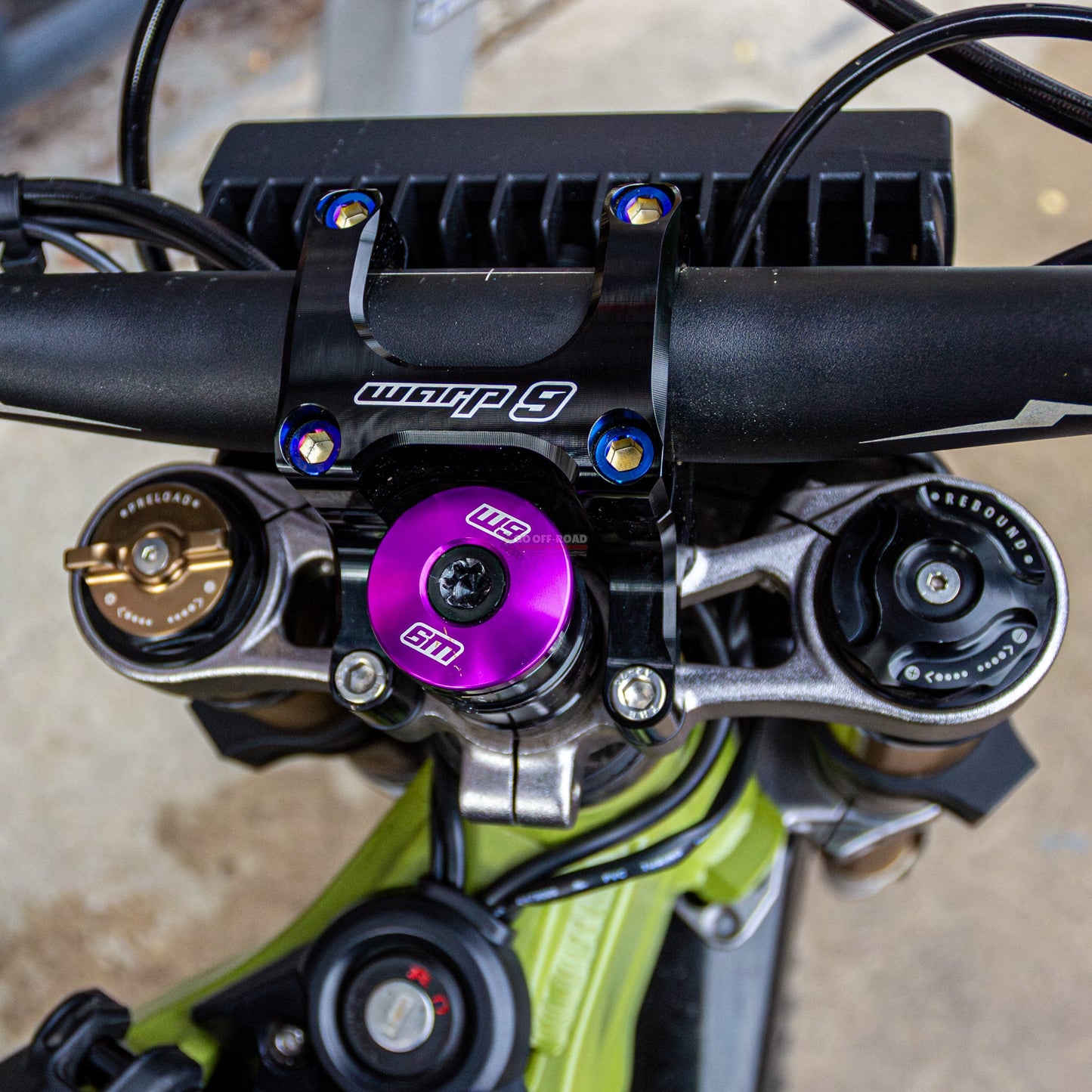 Warp 9 Sur Ron Light Bee/Talaria Sting Bar Mount Titanium Bolt Kit