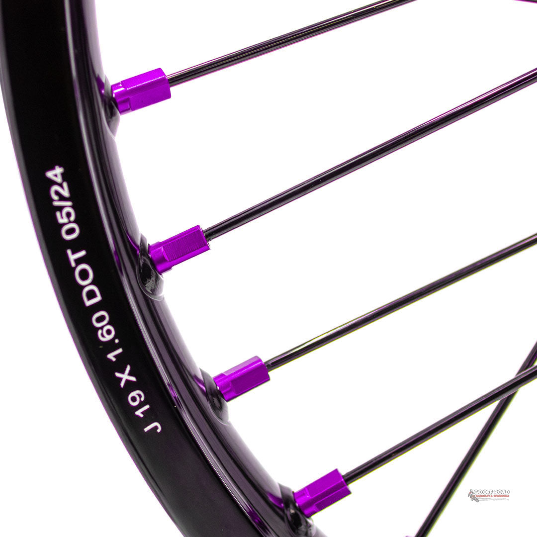 Warp 9 Sur Ron Light Bee Front Wheel Purple 19"