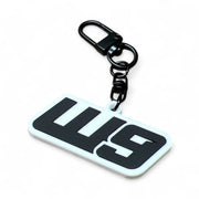 WARP 9 RUBBER KEYCHAIN