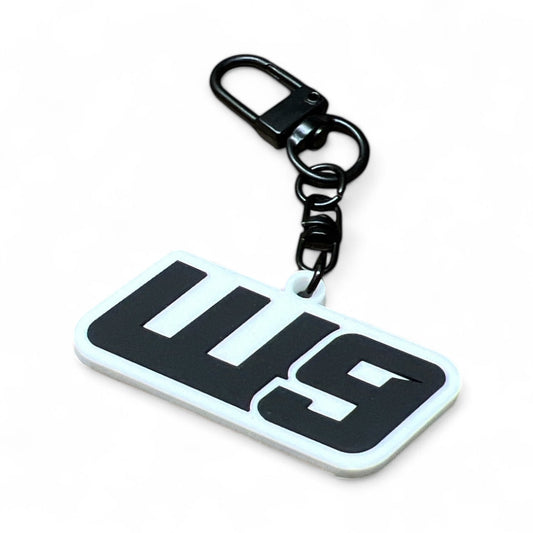 WARP 9 RUBBER KEYCHAIN
