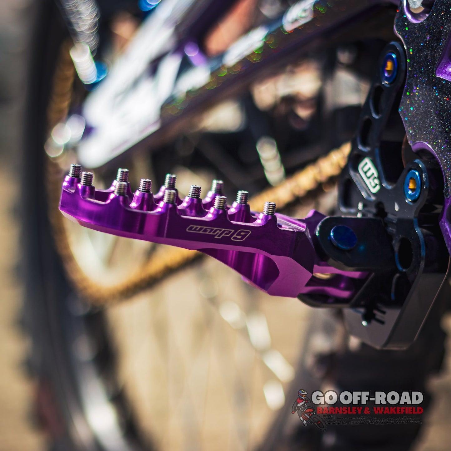 Warp 9 E-Moto Elite Foot Pegs For Sur Ron & E-Ride