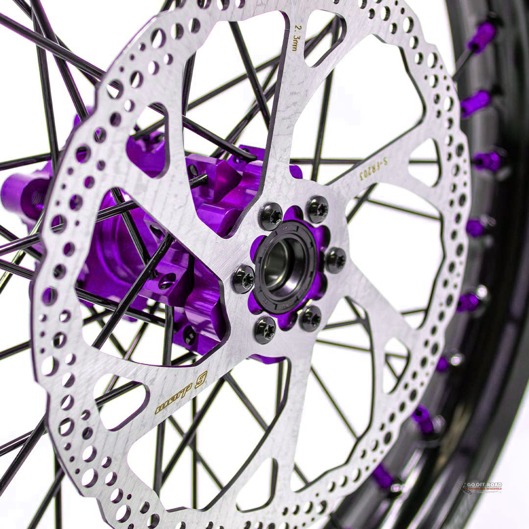 Warp 9 Sur Ron Light Bee Rear Wheel Purple 16"