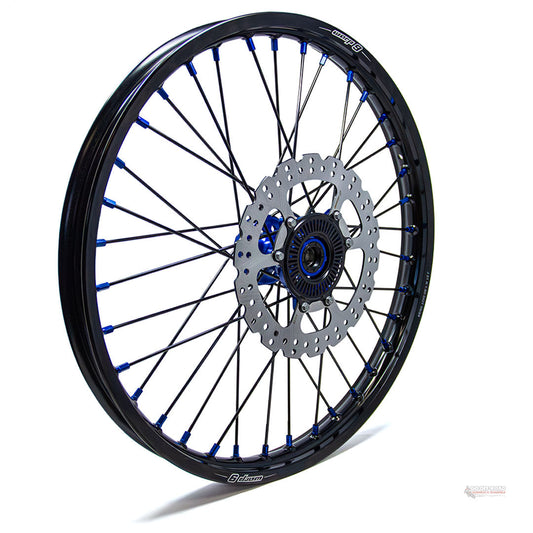 Warp 9 Ultra Bee Front Wheel Blue 21"