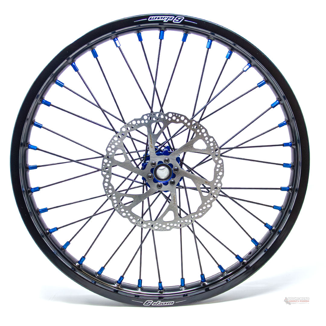 Warp 9 Sur Ron Light Bee Front Wheel Blue 19"