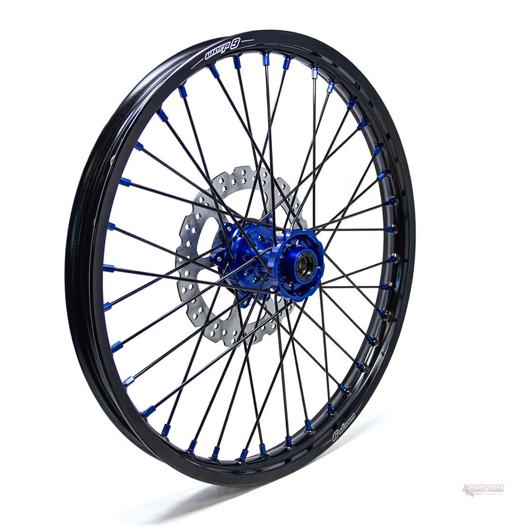 Warp 9 Ultra Bee Front Wheel Blue 21"