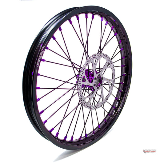 Warp 9 Sur Ron Light Bee Front Wheel Purple 19"
