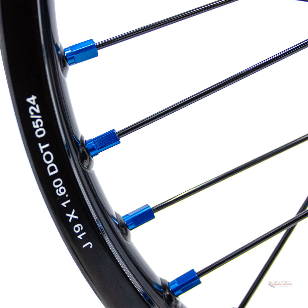 Warp 9 Sur Ron Light Bee Front Wheel Blue 19"
